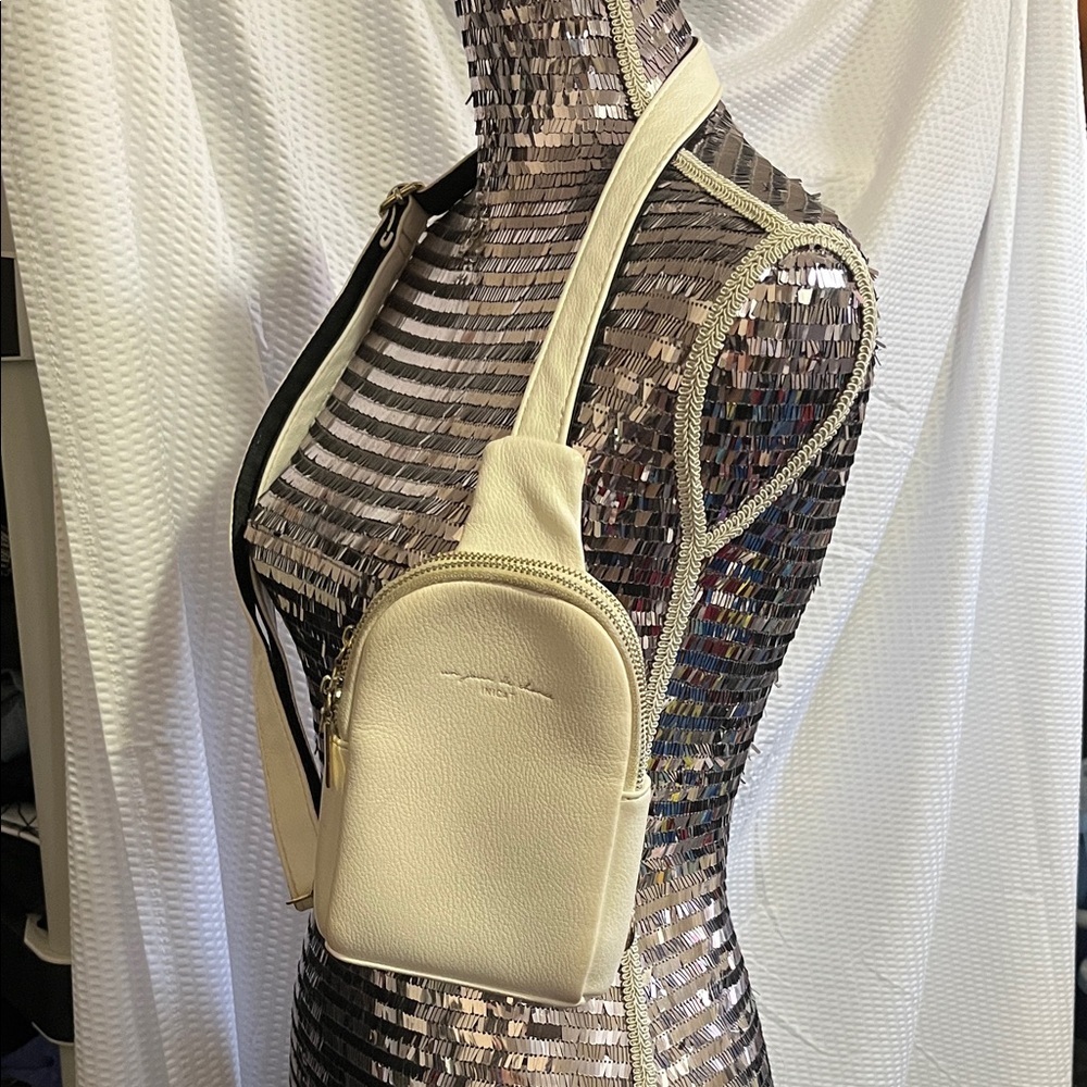 Chic Cream Crossbody Bag
